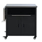 Foldable Outdoor Prep Station BBQ Cart Patio Dining Cart