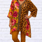 Diva Usa - Demi Chiffon Animal And Floral Blouse