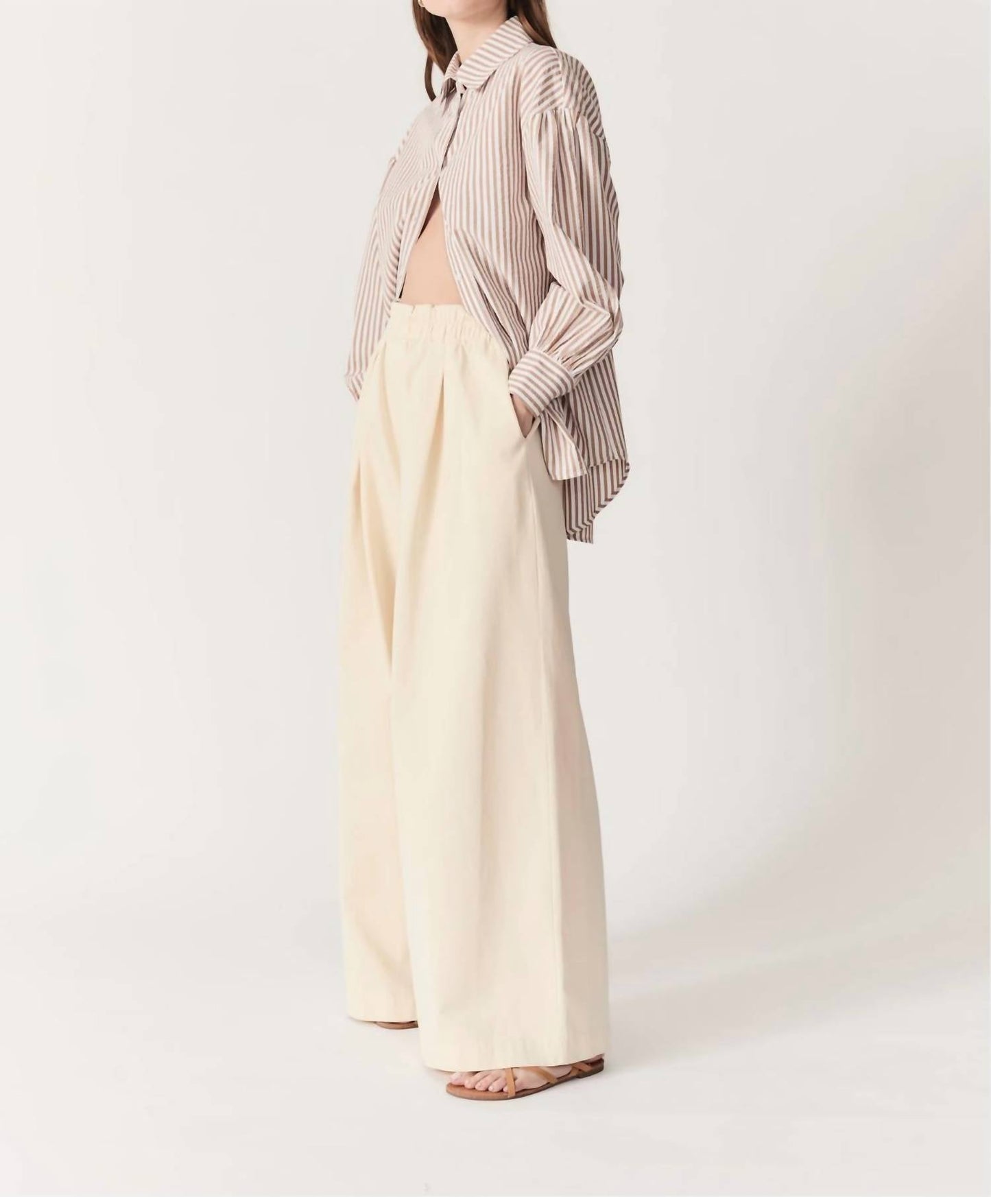 Deluc - Felicity Oversized Striped Button Down Shirt