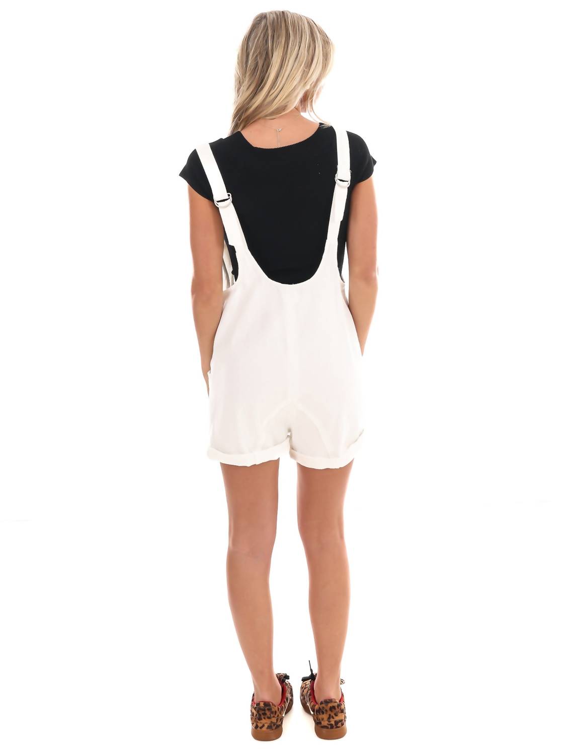 Ee:Some - Destined For More Sleeveless Denim Romper