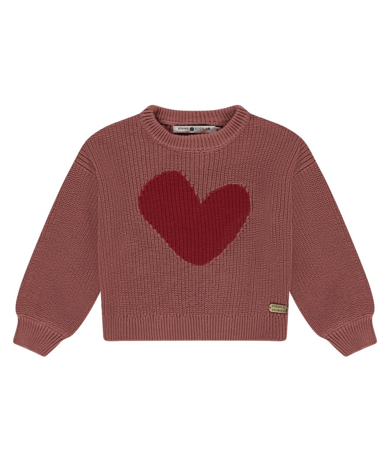 Babyface - Girl's Intarsia Heart Knitted Pullover