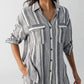 Sanctuary - Pocket Shirt Variegated Stripe Top