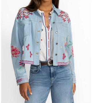 Johnny Was - TALULLA CROPPED DENIM JACKET