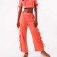 Bela Brand - Cropped Bows Top