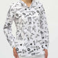 Joseph Ribkoff - Woven Conversational Print Fit And Flare Blouse