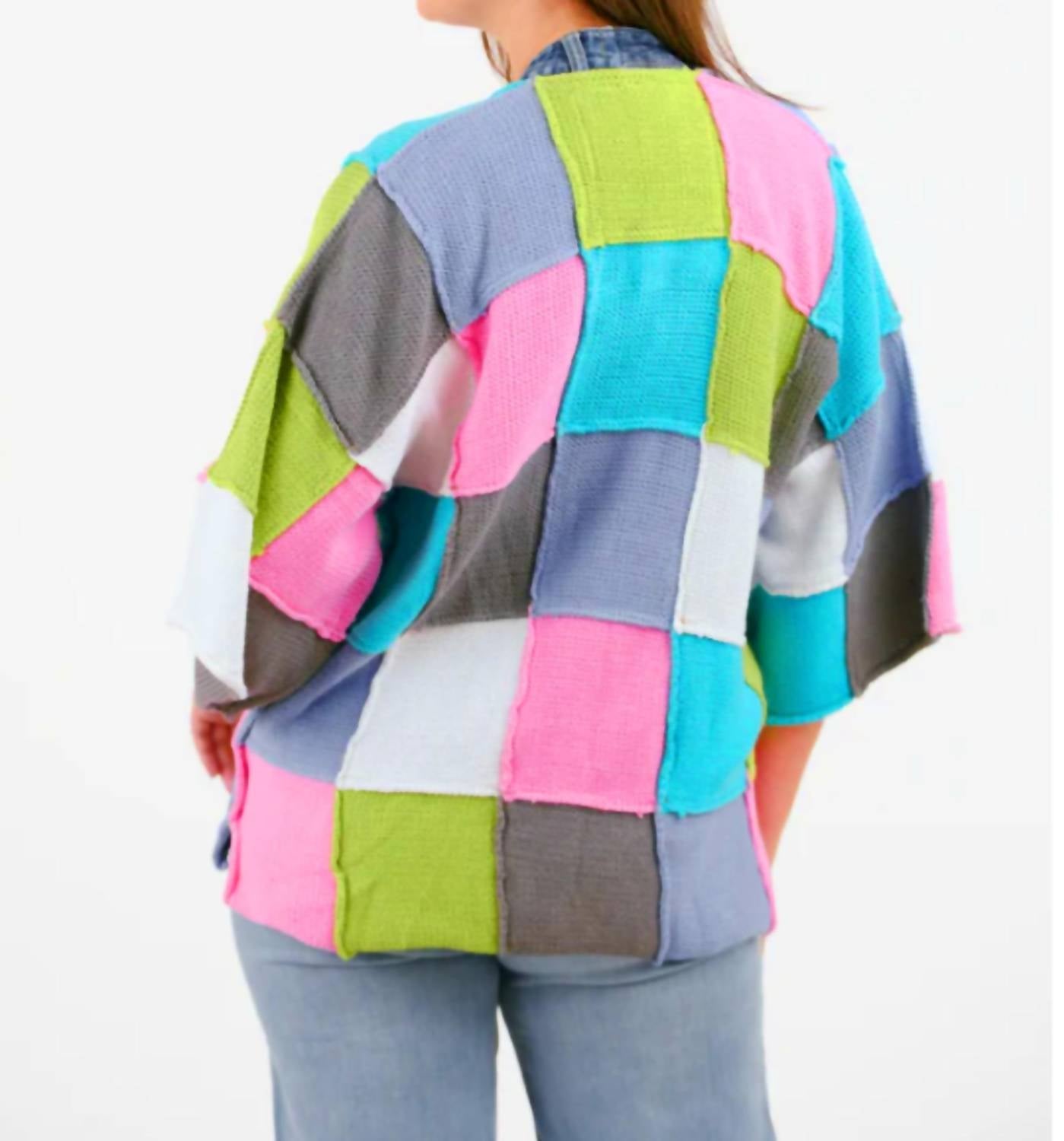 Shannon Passero - Patchwork Sweater Cardigan