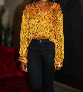 Buddylove - Blusa solta com botões Portia