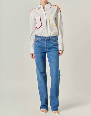 English Factory - Louise Binding Detail Shirt