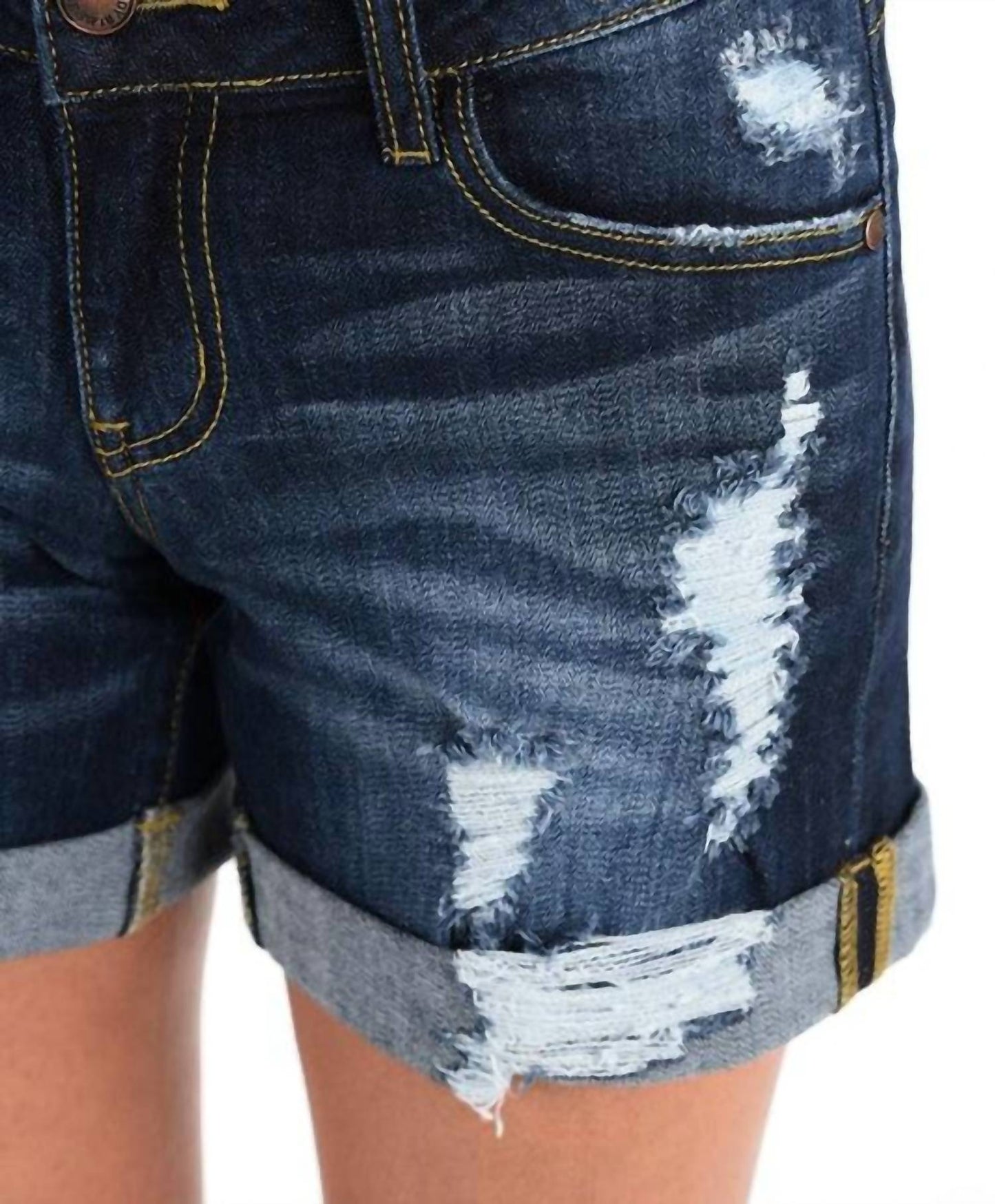Judy Blue - Women's Cuffed Jean Short