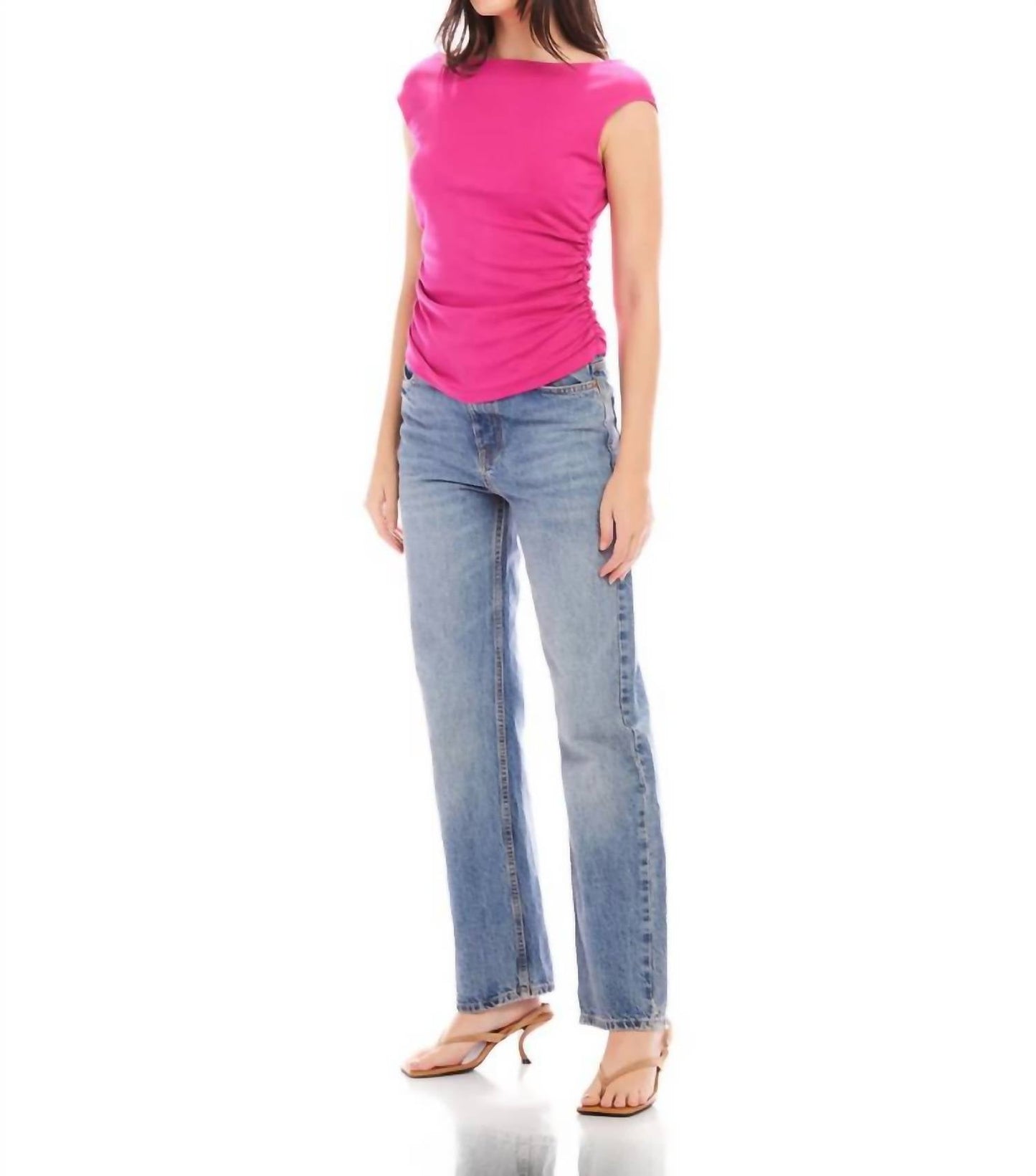Fifteen Twenty - Tasha Side Shirred Top