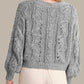 525 America - Brielle Pointelle Cable Cardigan