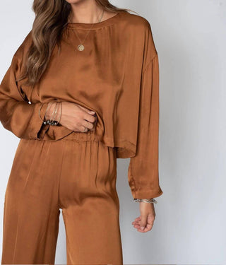 Stillwater - Mila Long Sleeve Crop Top