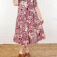 Umgee - Floral Paisley Midi Dress