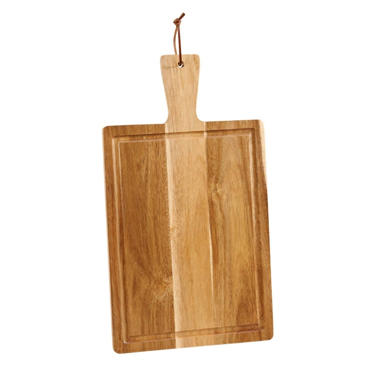 Creative Gifts International - Acacia Wood Cutting Board with Handle