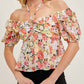 Bluivy - FLORAL CHIFFON HALTER BLOUSE