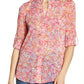 KUT from the Kloth Jasmine Chiffon Blouse - Small
