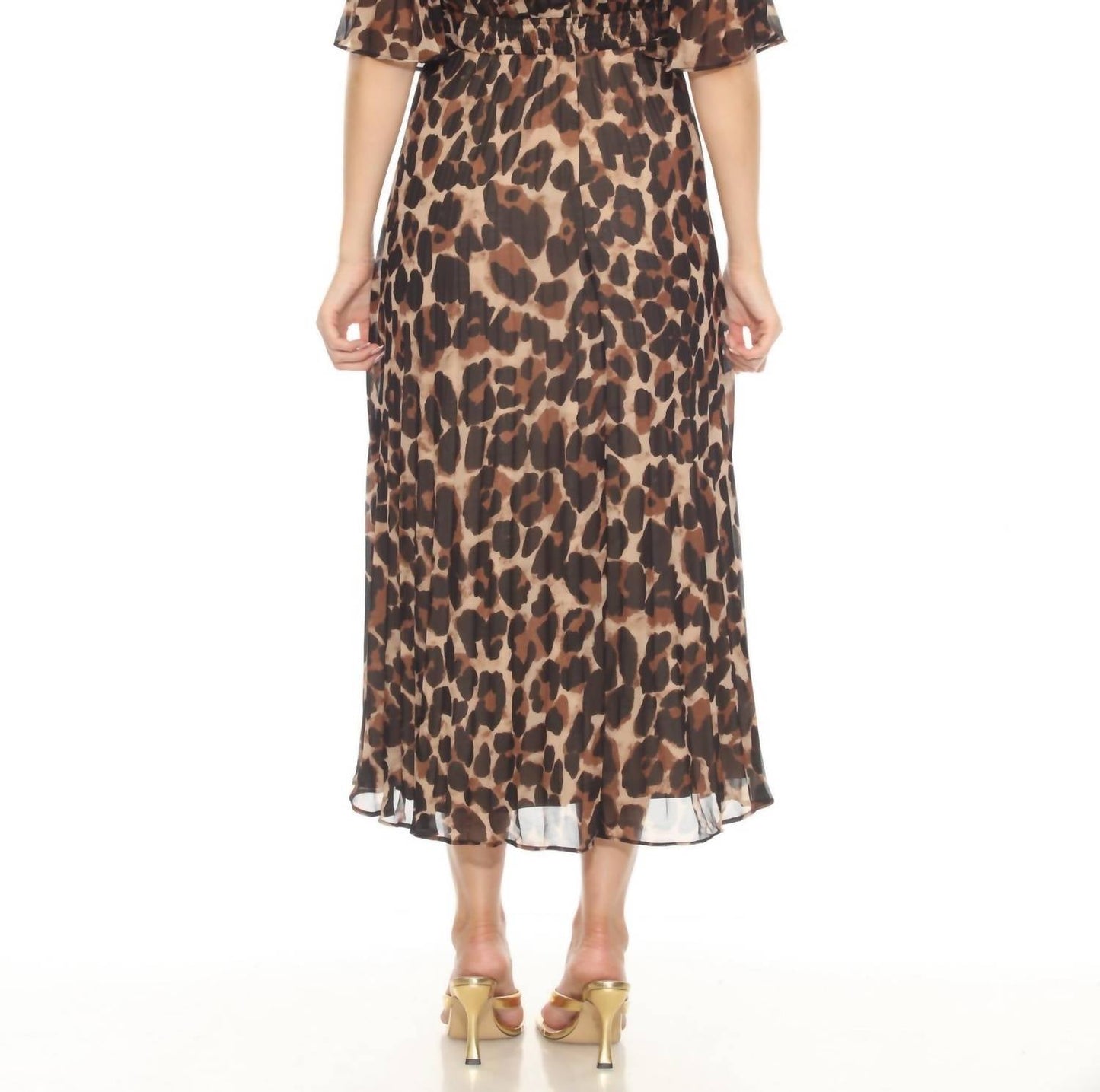Joseph Ribkoff - Animal Print Chiffon Dress