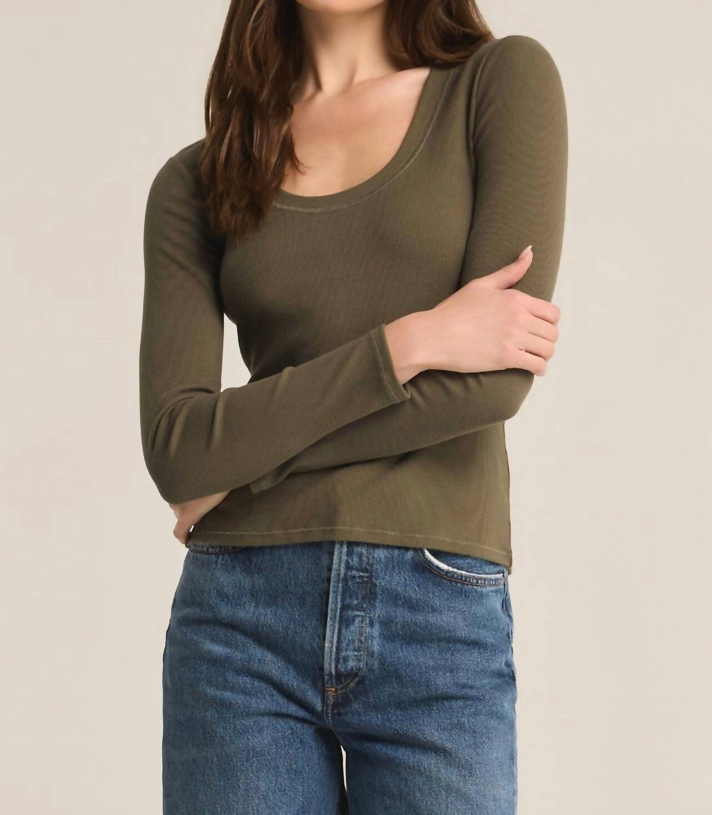 Z Supply - Sirena Rib Long Sleeve Tee