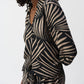 Joseph Ribkoff - Gauze Tropical Print Top
