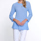 Multiples - Crinkle Scoop Neck Top