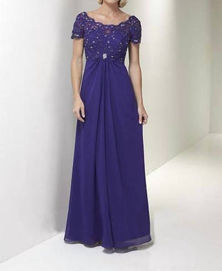 Christina Wu - Vestido de renda com decote em V e costas nuas