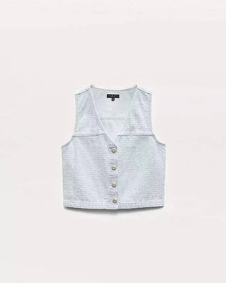 Rag &amp; Bone - Colete Juliana Tweed com botões frontais