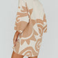 Moda Borboleta - Button Up Knit Shirt Dress