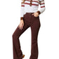 Basic Bae - Sophisticated Striped Rib-knit Blouse