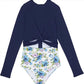 Seafolly - Girl's Vanuatu Twist Front Paddlesuit