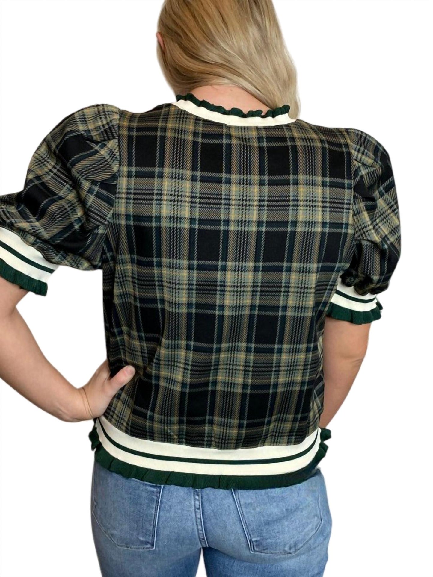 Entro - Plaid Top
