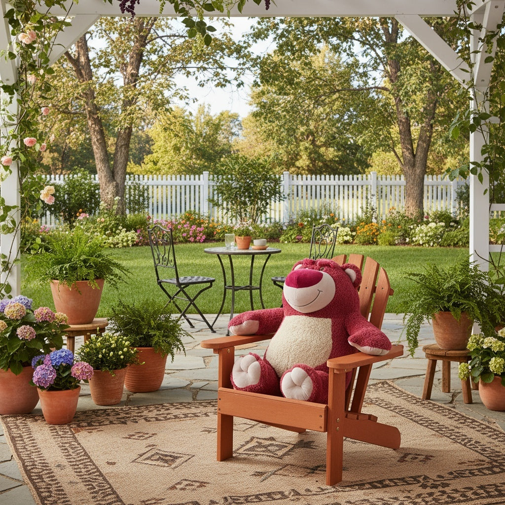 Wooden Kid's Adirondack Chair for Indoor and Outdoor Use