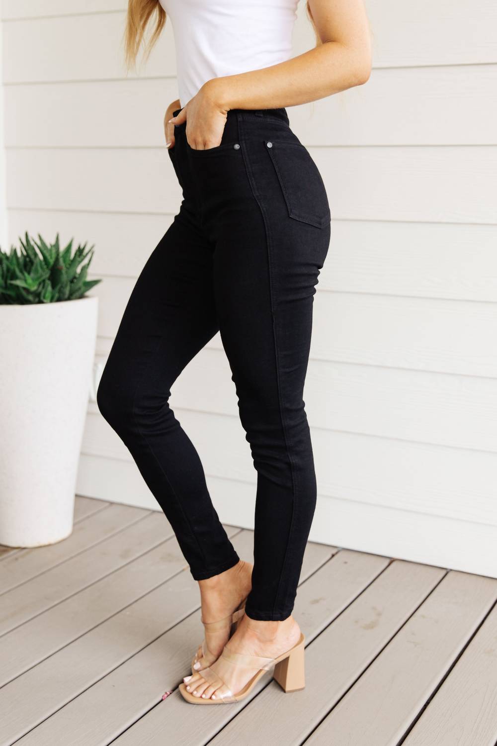 Judy Blue - High Rise Control Top Classic Skinny Jeans