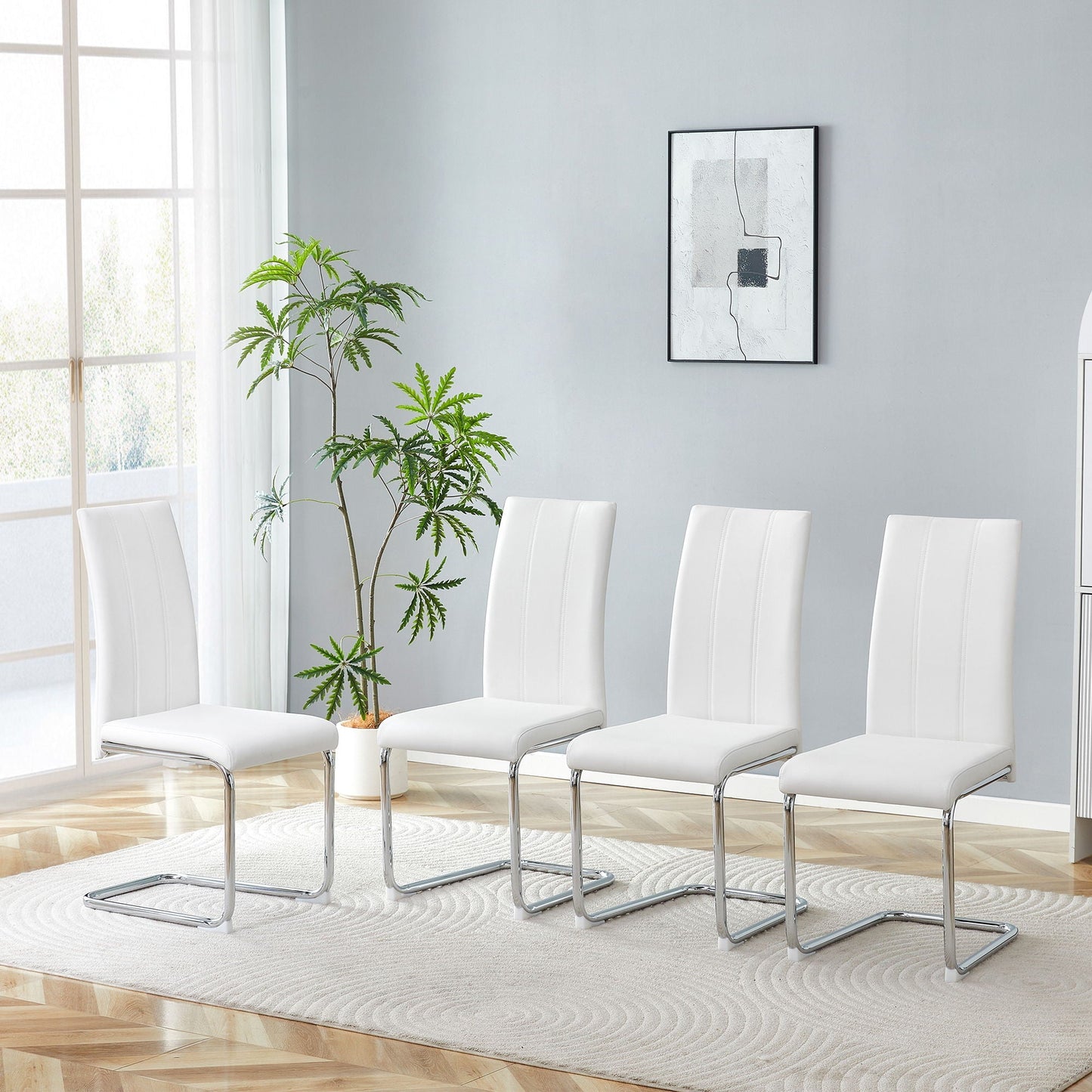 Modern Upholstered Dining Chairs for Dining Room