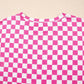 Aapparella - Women's Checkered 2-piece Skort Set