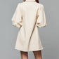 Dolce Cabo - Everywhere Leather Dress with Puff Sleeves