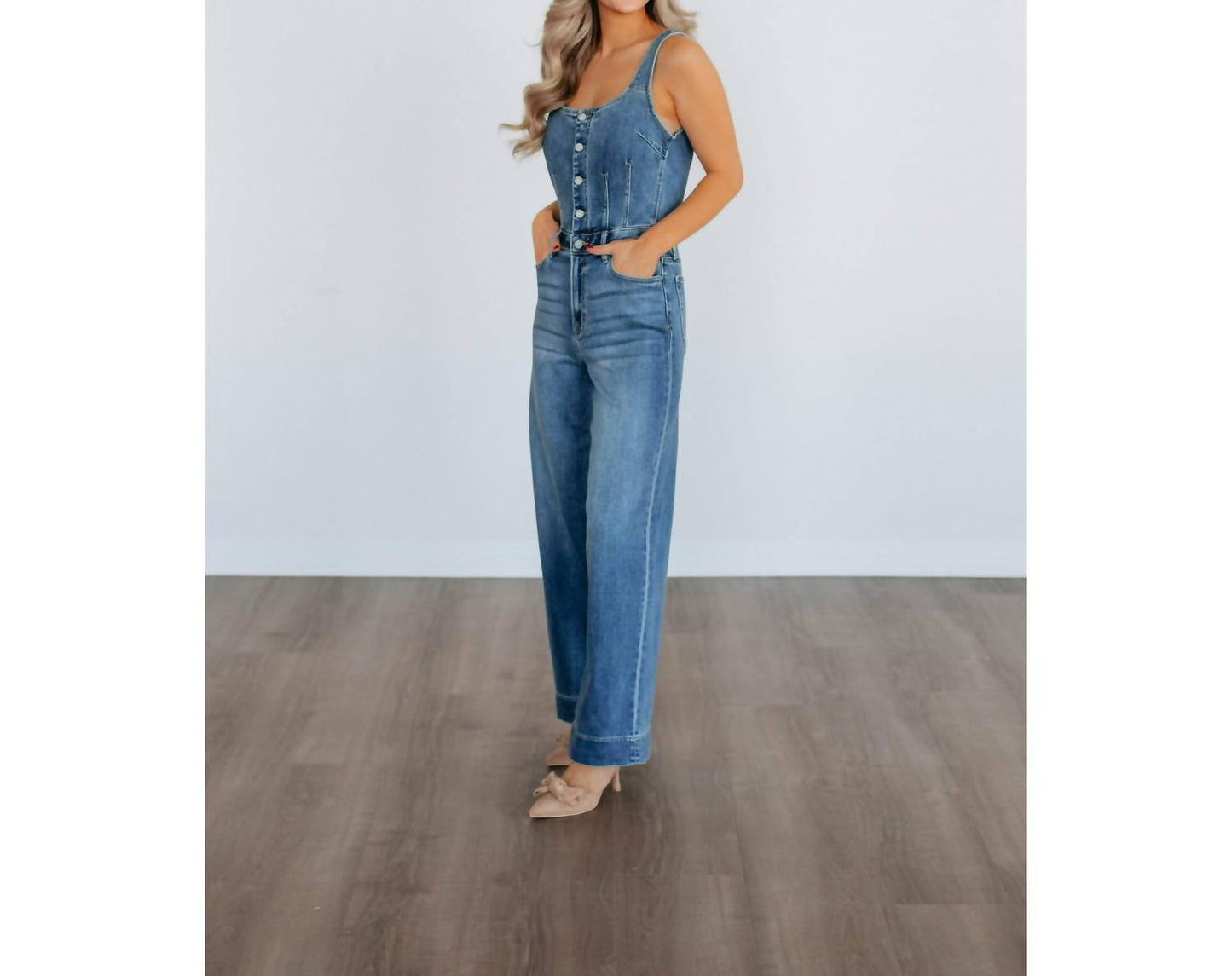 Hidden - Kendall Denim Jumpsuit