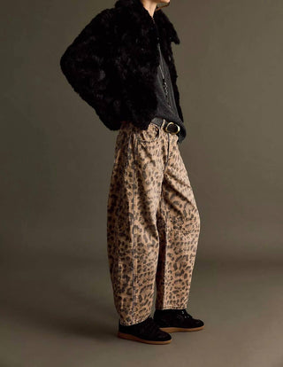 Free People - Good Luck Printed Barrel Jean