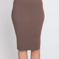 Be Cool - Ribbed Knit Sweater Skirt