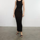 Enza Costa - LETTUCE EDGE BOATNECK DRESS