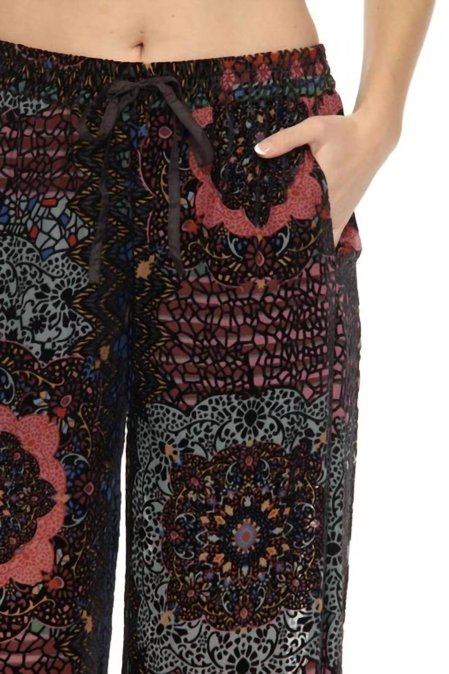 Johnny Was - AXELLE WIDE LEG BURNOUT PANT (LINED)