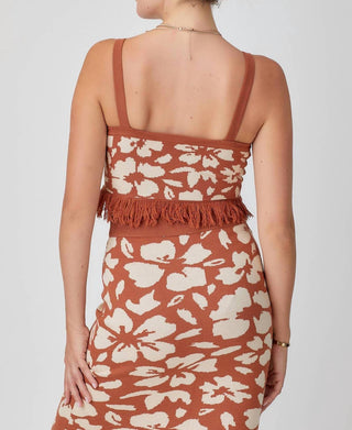 Baevely By Wellmade - Tulum Nights Knit Crop Top