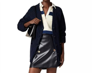 J.Crew - Cardigan de malha trançada relaxada