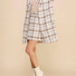 Allie Rose - Plaid Boucle Coat