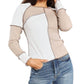 Double Take - Color Block Exposed Seam Top
