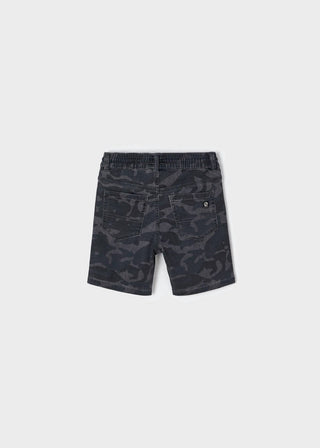 Mayoral - Soft Denim Camo Bermuda Shorts