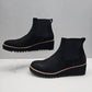 Eileen Fisher - Chelsea Suede Wedge Boots