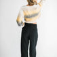 Falcon Park - Vera Striped Cropped Sweater