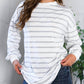 And The Why - Long Sleeve Stripe Tunic Top