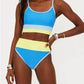 Beach Riot - Eva Marina Blue Bikini Top