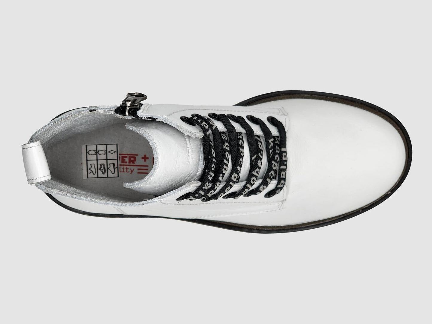 Kcr Group - Women's Premium Leather Zip-Up Boots